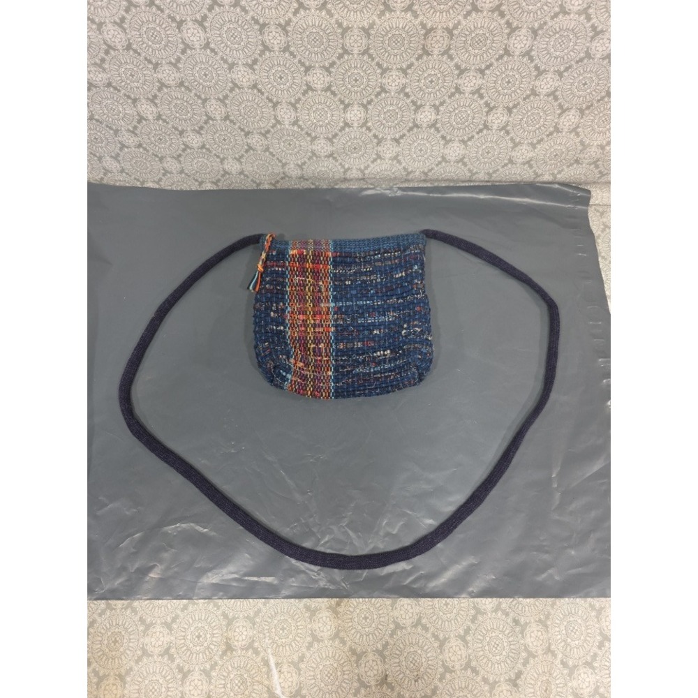 Woven Crossbody Bag, Small Tapestry Handbag, Colorful Accent Purse Unique Design - Picture 2 of 8